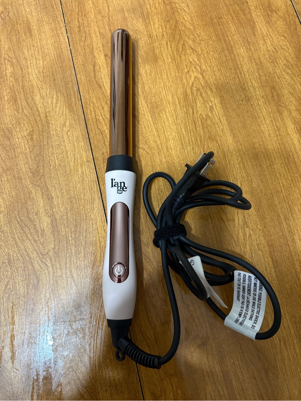 L’ange Le Curl 32mm titanium curling wand blush 1.25in barrel rose gold. *TESTED